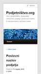 Mobile Screenshot of podjetnistvo.org